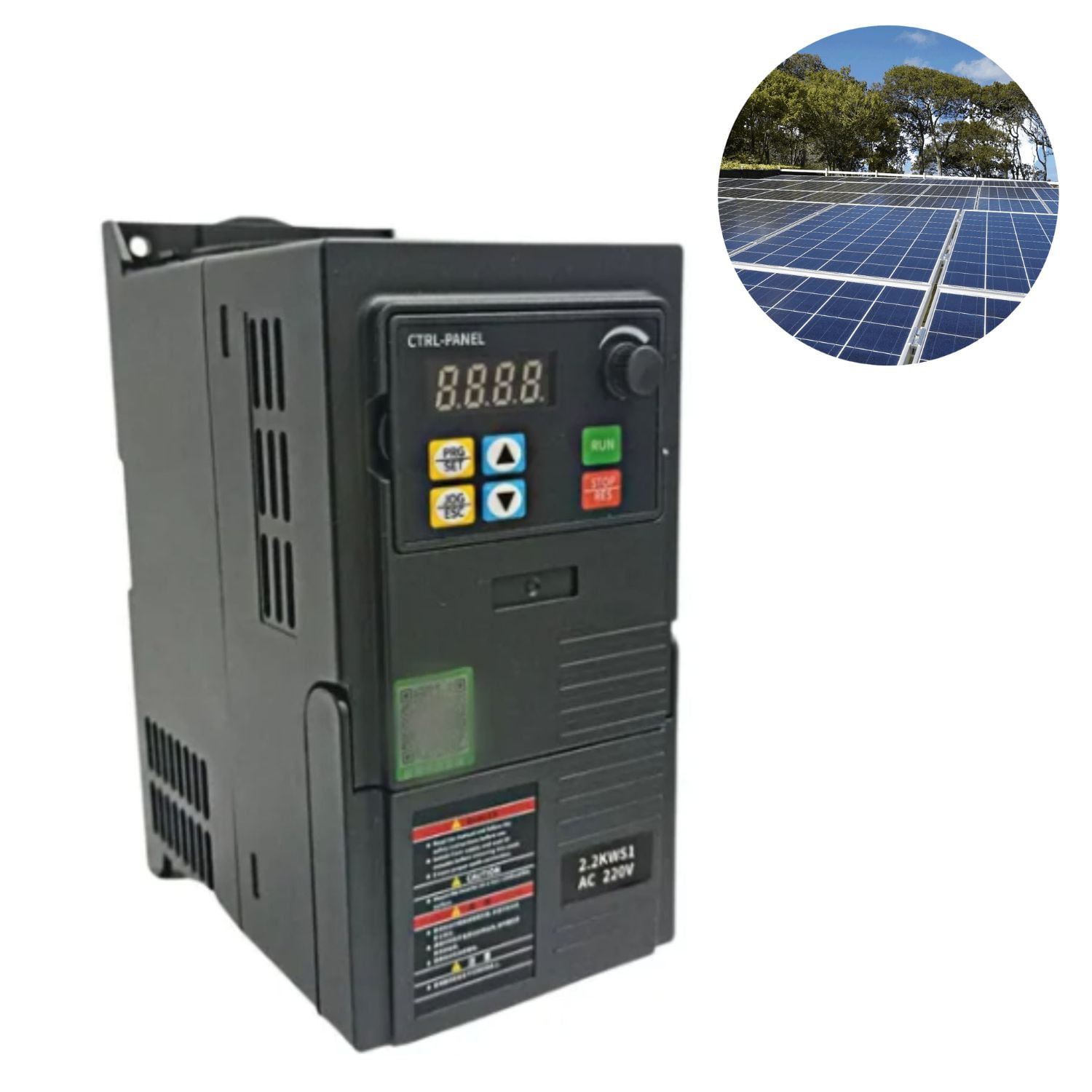 Inversor solar 2200w 220V ( 3cv ) para Bomba de Agua